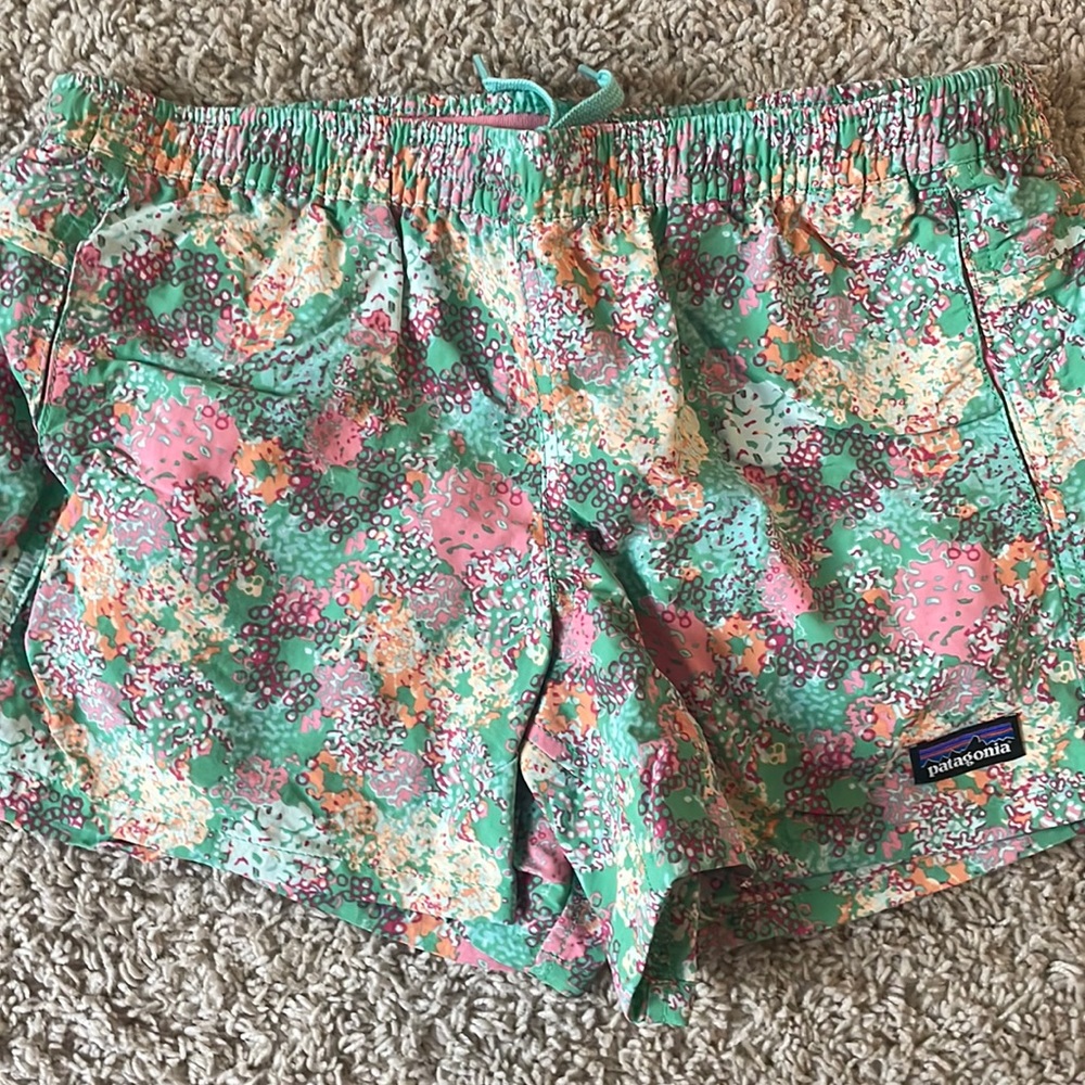 Super fun colors and pattern shorts from Patagonia